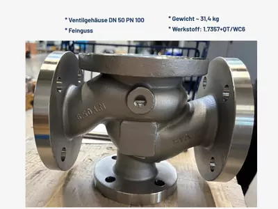 Ventilgehäuse DN50 PN 100